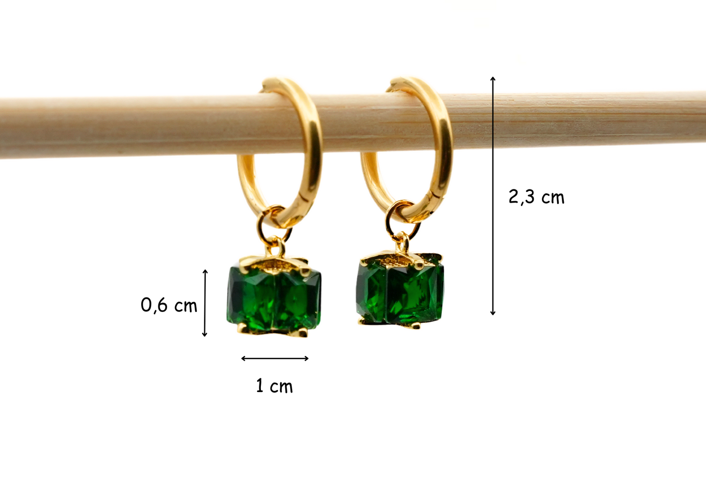 Pendientes Esmeralda